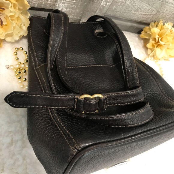 COACH Sonoma Adj Drawstring Bag Brown GUC! # 4923 - Picture 5 of 10